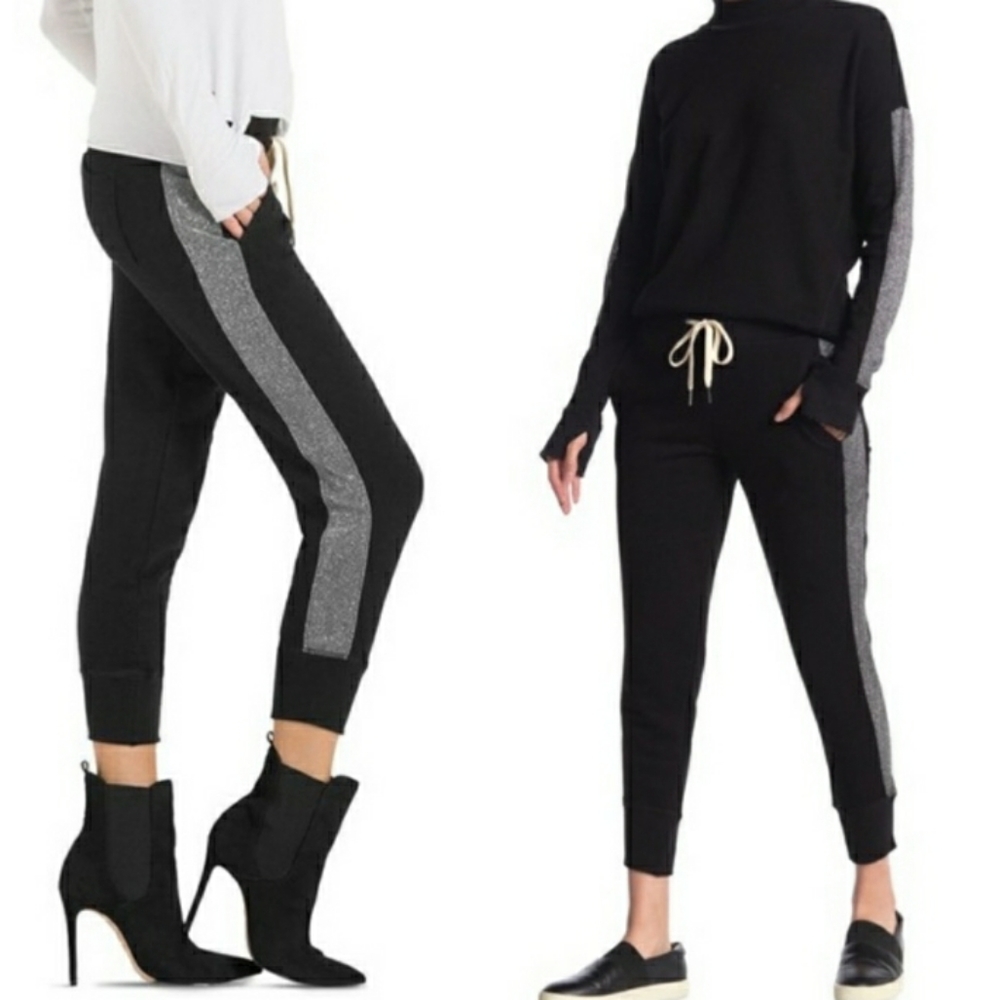 n:Philanthropy Jogger Pant Sparkle Holiday Party New Years Eve Bling